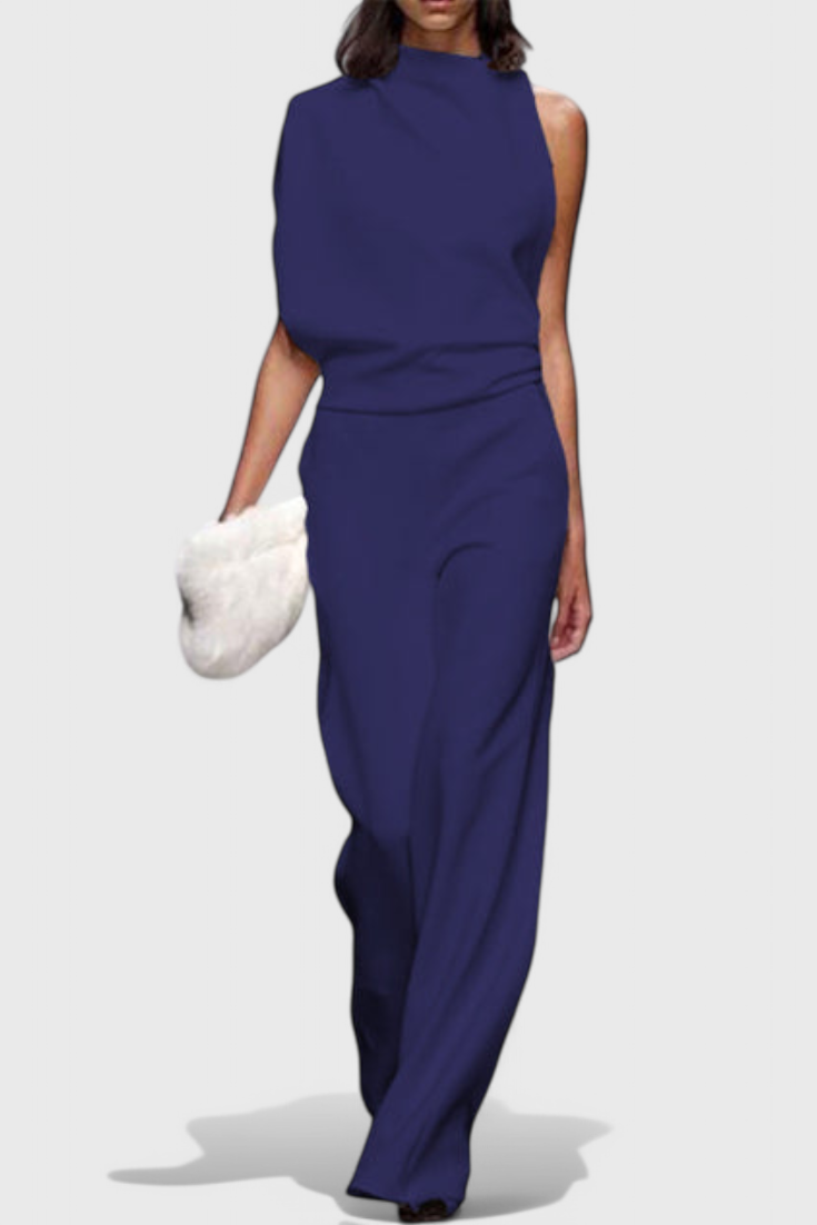 Agatha Wide-Leg Fluid Jumpsuit with a Flattering Silhouette