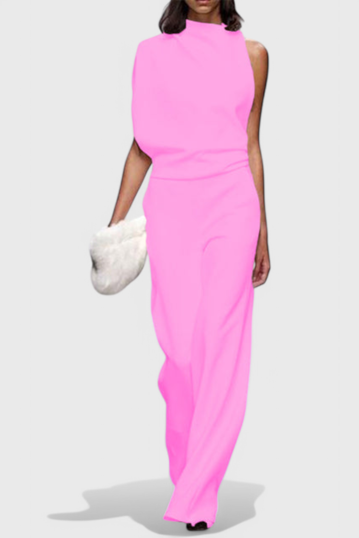 Agatha Wide-Leg Fluid Jumpsuit with a Flattering Silhouette