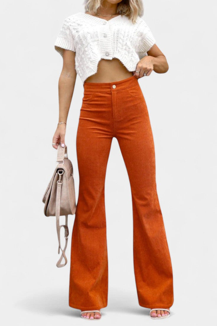 Kiara Wide-Leg High-Waisted Trousers